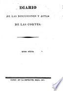 Diario de las discusiones y actas de las Cortes