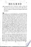 Diario de las operaciones de la expedicion contra la Plaza de Panzacola concluida por las armas de S. M. Catolica, baxo las ordenes del mariscal de Campo D. B. de Gawcz