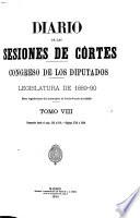 Diario de las Sesiones de Cortes, Congreso de los Diputados