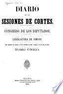 Diario de las Sesiones de Cortes, Congreso de los Diputados