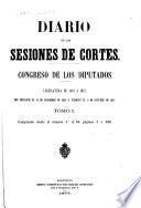 Diario de las Sesiones de Cortes, Congreso de los Diputados