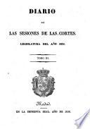 Diario de las sesiones de Cortes