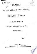 Diario de las Sesiones de Cortes
