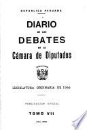 Diario de los debates de la Cámara de Diputados