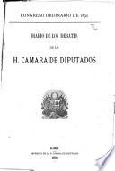Diario de los debates de la Cámara de Diputados