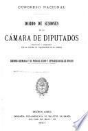 Diario de sesiones de la Cámara de Diputados