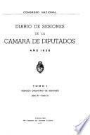 Diario de sesiones de la Cámara de diputados