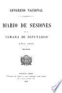 Diario de sesiones de la Cámara de Diputados