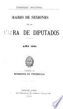 Diario de sesiones de la Cámara de Diputados