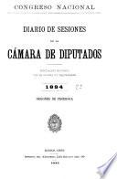 Diario de sesiones de la Cámara de Diputados