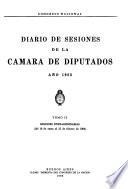 Diario de sesiones de la Cámara de Diputados