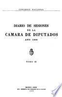 Diario de sesiones de la Cámara de Diputados