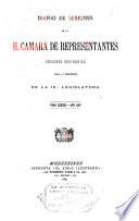 Diario de sesiones de la Cámara de Representantes