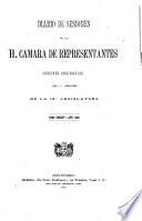 Diario de sesiones de la Cámara de Representantes