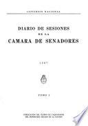Diario de sesiones de la Cámara de Senadores