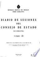 Diario de sesiones del Consejo de Estado de la República Oriental del Uruguay