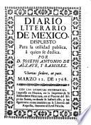 Diario literario de México, etc. no. 1-8