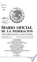 Diario oficial de la federación