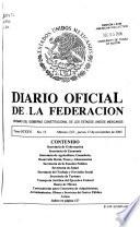 Diario oficial de la federación