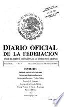 Diario oficial de la federación