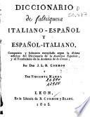 Diccionari de faltriquera italiano-español y español-italiano