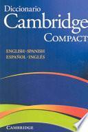 Diccionario Bilingue Cambridge Spanish-English Paperback Compact Edition