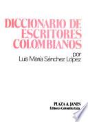 Diccionario de escritores colombianos