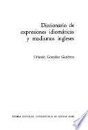 Diccionario de expresiones idiomáticas y modismos ingleses