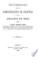 Diccionario de la administracion de Filipinas