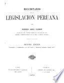 Diccionario de la legislación peruana