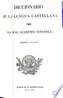 Diccionario de la lengua castellana