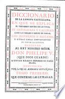 Diccionário De La Lengua Castellana