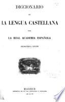 Diccionario de la lengua castellana