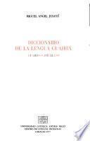 Diccionario de la lengua guajira: Guajiro-castellano