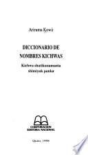 Diccionario de nombres kichwas