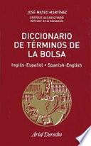 Diccionario de términos de la bolsa