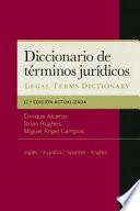 Diccionario de términos jurídicos