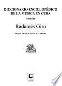 Diccionario enciclopédico de la música en Cuba