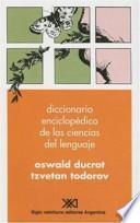 Diccionario enciclopédico de las ciencias del lenguaje