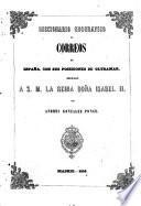 Diccionario geográfico de Correos de España con sus posesiones de Ultrama