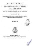 Diccionario geografico-historico de España