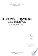 Diccionario inverso del español