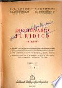 Diccionario jurídico Forum
