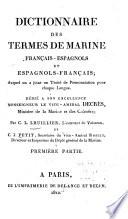 Dictionnaire des termes de marine français-espagnols et espagnols-français