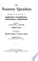 Die Neueren Sprachen