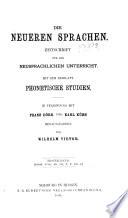 Die Neueren Sprachen