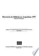 Directorio de bibliotecas argentinas 1997