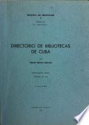 Directorio de bibliotecas de Cuba