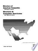 Directorio de Compañías Americanas Que Operan en México