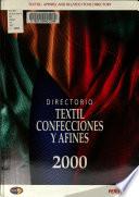 Directorio textil, confecciones y afines